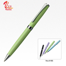 Design de mode promotionnel Apple Green Metal Ballpoint Gift Pen